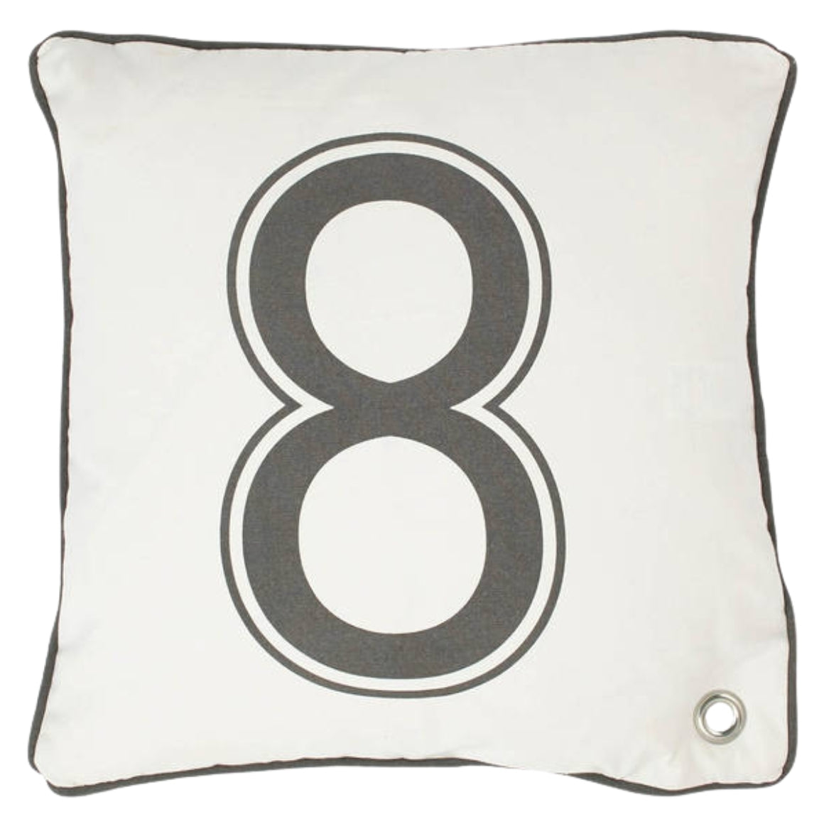 Dutch Decor Kissenbezug Ruder grau 45 x 45 cm