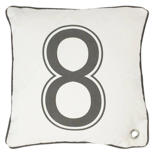 Dutch Decor Kissenbezug Ruder grau 45 x 45 cm