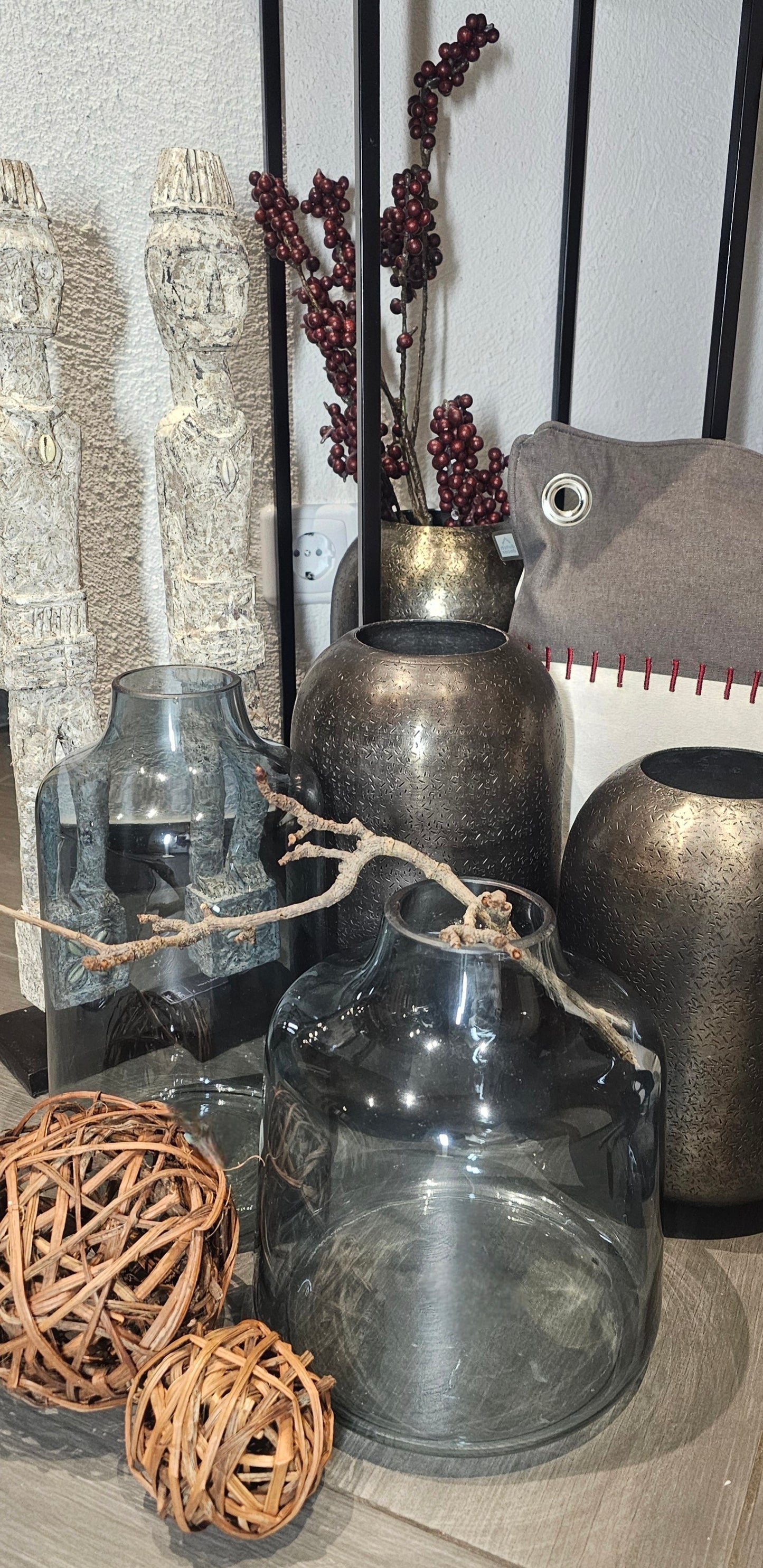 Countryfield Vase Jolina blau