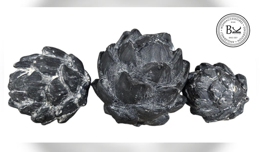 Artischocken Set 3 Stück in verschiedenen Größen