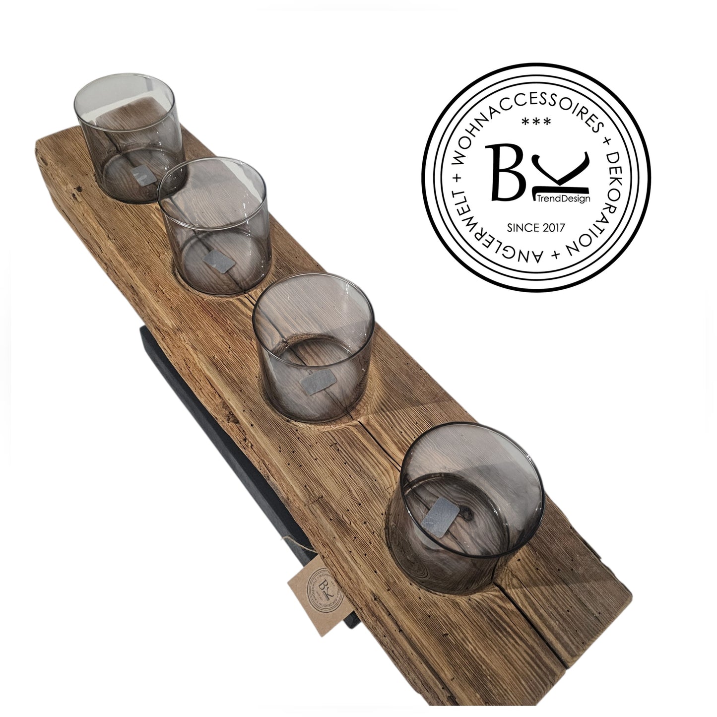 XXL Kerzenhalter aus Altholz – handgefertigtes Unikat aus 120 Jahre altem Holz