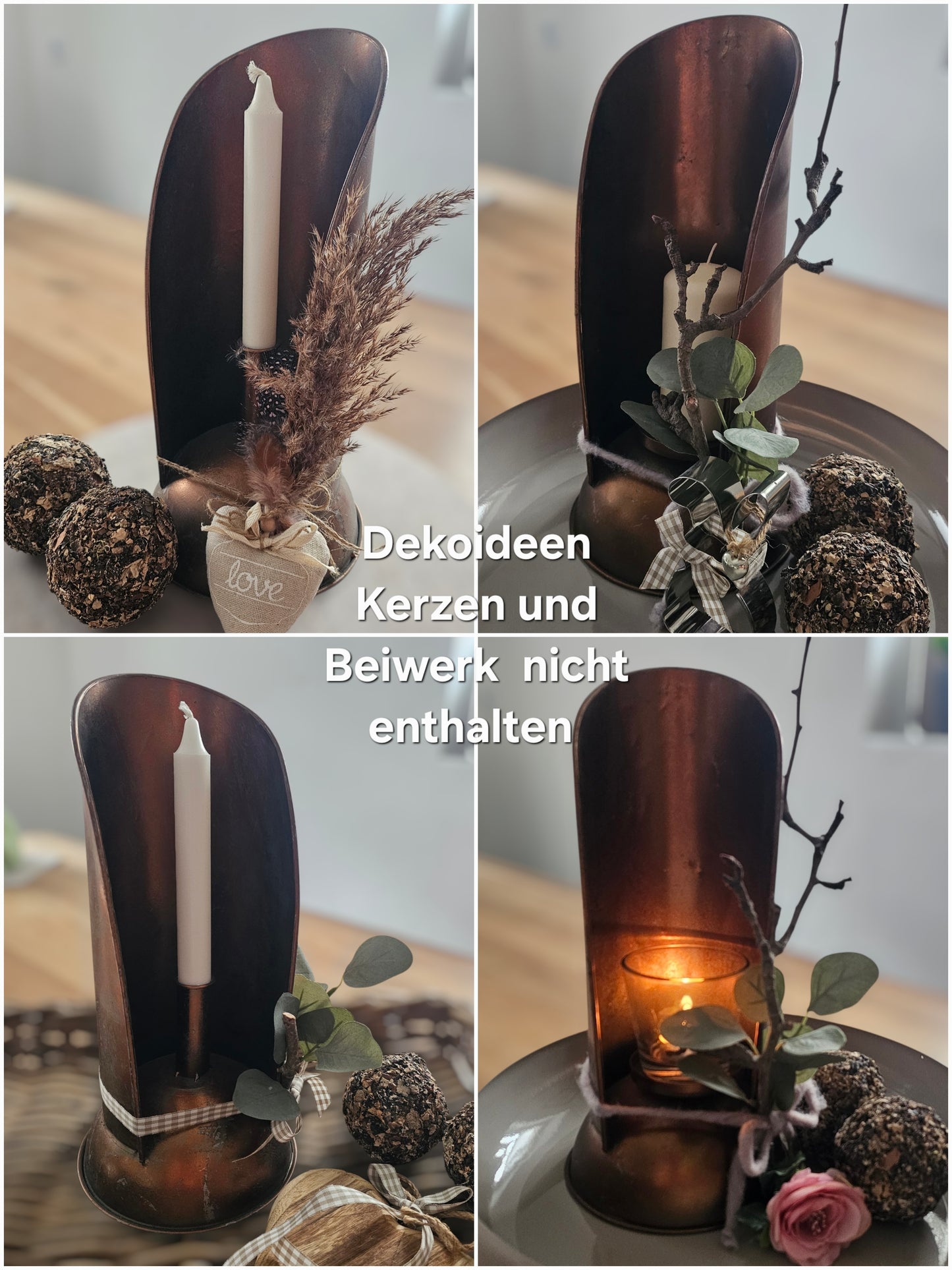 XXL Kerzenleuchter im Industrial Vintage Design