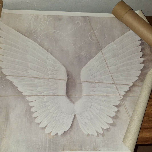 Engelsflügel Wandbild bedruckte Leinwand "Spread The Wings" Lina Gardelid